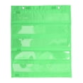 thumbnail image 2 of Classroom Pocket Chart, Clear Pocket Chart Combination Use 5 Rows Polyester PVC Single Use  For Kids For Activities For Home Green, 2 of 8