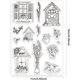thumbnail image 4 of Sellos de silicona transparentes con forma de ventana de flores, sellos de goma para jardín y casa, sello de silicona con mariposa, 4 of 7