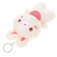 thumbnail image 1 of HINTRMENT 1Pack White Plush Rabbit Keychain Cute Key Chain Charm, 1 of 4