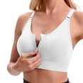 thumbnail image 4 of Iyufng Sports Bras for Women Front Zipper Wireless Bra Adjustable straps Exercise Bra, 4 of 6