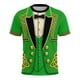 thumbnail image 1 of Xuyuer Women's Saint Patrick's Day Printed Round Neck Solid Color Short Sleeve Casual Loose Top, 1 of 8
