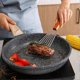 thumbnail image 4 of 2x Stainless Steel Fish Spatula Turner with Wood Handle, Slotted Kitchen Spatula for Flipping & Serving, 4 of 5