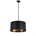 thumbnail image 3 of Miro Collection Pendant D20 H11.75 Lt:3 Vintage Black Finish, 3 of 5