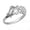 White, variant on 10k Yellow Gold Sea Turtle Daisy Flower Nature Ring (Size 9)