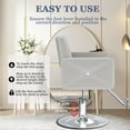 thumbnail image 4 of Salon Chair, Hair Chair, Salon Chair for Hair Stylist, Stylist Chair with Heavy Duty Hydraulic Pump, 360 Degrees Rolling Swivel Spa Beauty Equipment, Gray, 4 of 8