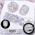 thumbnail image 1 of BORN PRETTY 5g Reflective Sequins Gel Polish Bling Sparkle Silver Holographic Laser Nail Gel Polish UV LED Soak Off Nail Gel Gong Bohan LED, 1 of 2