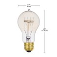 thumbnail image 3 of 60W Vintage Edison A19 Quad Loop Incandescent Filament Light Bulb, E26 Base, 245 Lumens, 3 of 4