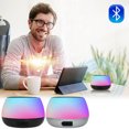 thumbnail image 1 of MORESEC Moins de 5 $ 2 Pcs Haut-Parleur Bluetooth RVB, Haut-Parleur Sans Fil Portable avec Effets Lumineux DEL Colorés et Son à 360°, Microphone Intégré pour Appels Mains Libres, Batterie Rechargeable pour Usage Extérieur, 1 of 9