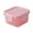 Pink, variant on Mini Fresh Box with Lid Small Sealed Food Storage Container Square Transparent Kitchen Meal Prep Boxes for Vegetables Fruit Snacks Fresh Keeping