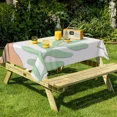 thumbnail image 6 of Nanqianyi Modern Geometric Tablecloth for Kitchen Dining,52x70 Oil-resistant Stain Proof Rectangular Table Cover, 6 of 6