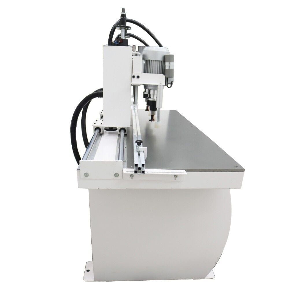 Double Station Woodworking Hinge Drilling Machine Pneumatic Hinge Boring Press Machine φ35mm & φ3mm Drill Bit