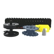 Eston Smart Tank Track Conveyor Kit, 40-Section, Black/Yellow