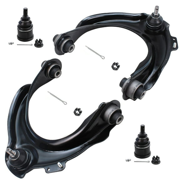 Detroit Axle - Front Control Arms Kit for 03-07 Honda Accord, 2004-2008 Acura TSX, 2 Upper Control Arms w/Ball Joints, 2 Lower Ball Joints 2005 2006 Replacement