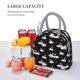 thumbnail image 5 of Fotbe Swan And Dragonflies Bolsa de Almuerzo con Estampado, Lonchera Aislada, Contenedor de Comida Reutilizable Tipo Cooler a Prueba de Fugas, 5 of 6