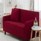 thumbnail image 1 of Spandex Stretch 1/2/3 Plazas Sofá Funda De Sofá Funda Antideslizante Decoración Antimacasar Loveseat Dark Red Yotijar Cubierta de sofá hecha punto, 1 of 7