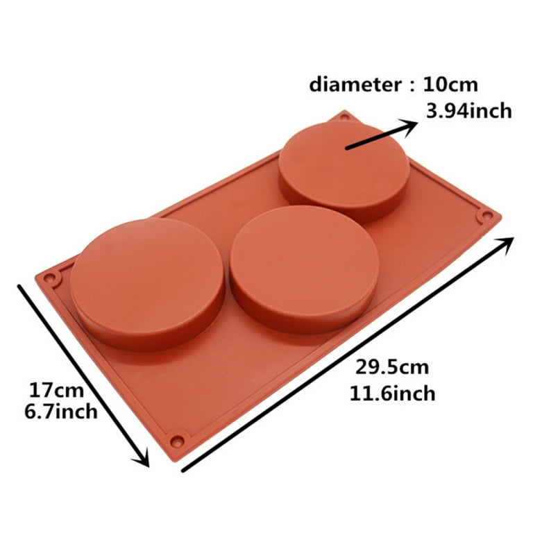 Buy Wholesale China 6-cavity Large Round Disc Silicone Mold English Muffins  Baking Pan Resin Coaster Mold & Nonstick Baking Pans Muffin Bakeware at USD  1.6