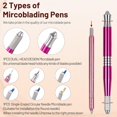 thumbnail image 3 of Microblading Supplies, LMHF Microblading Kit, Microblading Practice Skin with Microblading Pen, Eyebrow Tattoo Kit with Pigment Ink, Mannequin Head Set for Microblading and Makeup Practice, 3 of 5