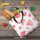thumbnail image 5 of Balery Pink Hearts Bolsa de Mano para Mujeres con Cremallera, Bolsa de Gimnasio con Compartimentos, Bolsa para Laptop, Bolsa para Trabajo, 5 of 6