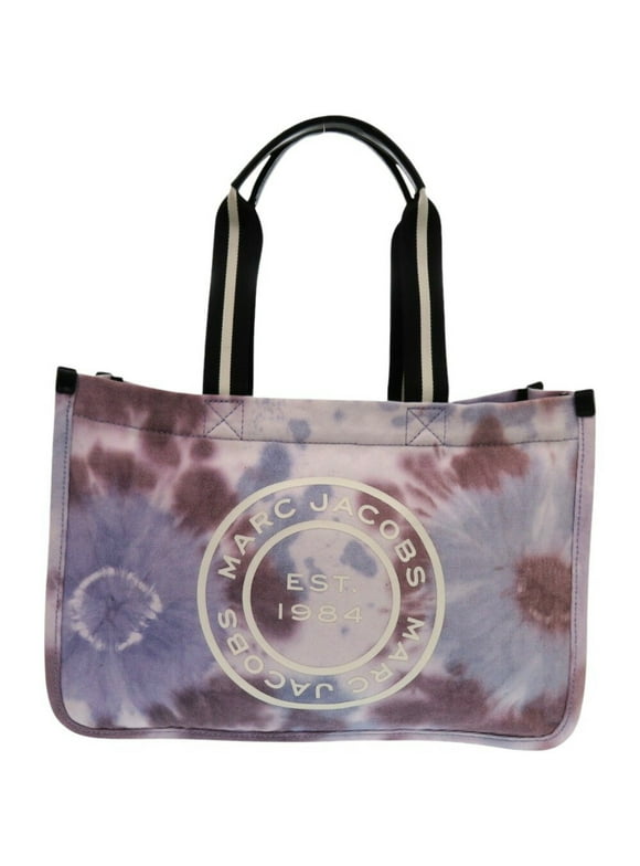 Pre-Owned Unused Marc Jacobs Disc H013M06PF22 Canvas Purple Tote Bag 0601MARC JACOBS