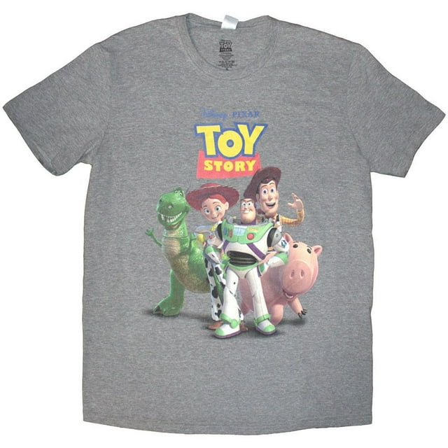 Toy Story T-Shirt Usé pour Adultes Personnages