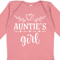 thumbnail image 4 of Inktastic Auntie Girl for Niece Girls Long Sleeve Baby Bodysuit, 4 of 5