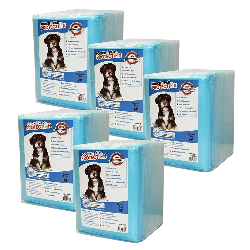 Pooch Pad Protection Training Dog Pads. Thick & Soft, XTRA Absorbent