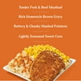 thumbnail image 4 of Healthy Choice Meatloaf & Mashed Potatoes, High Protein Frozen Meal, 11 oz. Bowl, 4 of 8