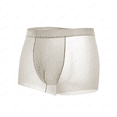 thumbnail image 2 of Zynviq See Through Underwear Men's Yellow Breathable Transparent Solid Boxer Briefs Briefs for Man,L, 2 of 2