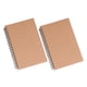 thumbnail image 1 of Methold 2 piezas, suministros de papelería de oficina en espiral doble, cuaderno de bocetos de bobina Kraft, cuaderno de bocetos, cuaderno pinturas, 1 of 6