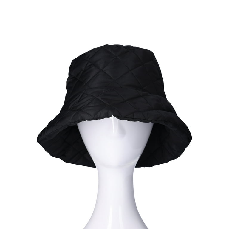 Time and Tru Women's Quilted Puffer Bucket Hat