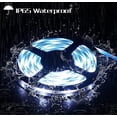 thumbnail image 2 of Tira LED Solar para Exteriores 10M 240LED Tiras LED Solares Cortables a Prueba de Agua 8 Modos Tira de luz con Control Remoto para jardín Terraza Fiesta de Bodas navideñas (Blanco) Blanco, 2 of 5