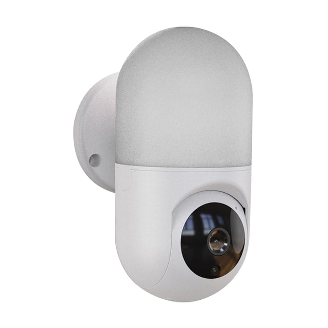 Monitor de bebé inalámbrico Baoblaze Cámara WiFi para interiores seguimiento automático de 360 grados blanco