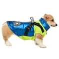 thumbnail image 3 of BadPiggies Waterproof Cold-proof Dog Coat Vest Reflective Pet Jacket Winter Warm Clothes for Small Medium Dogs (M, Blue), 3 of 9