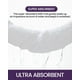 thumbnail image 4 of Alfombra de baño DEXI, lavable y antideslizante, 40 x 60 cm, color blanco, 4 of 9