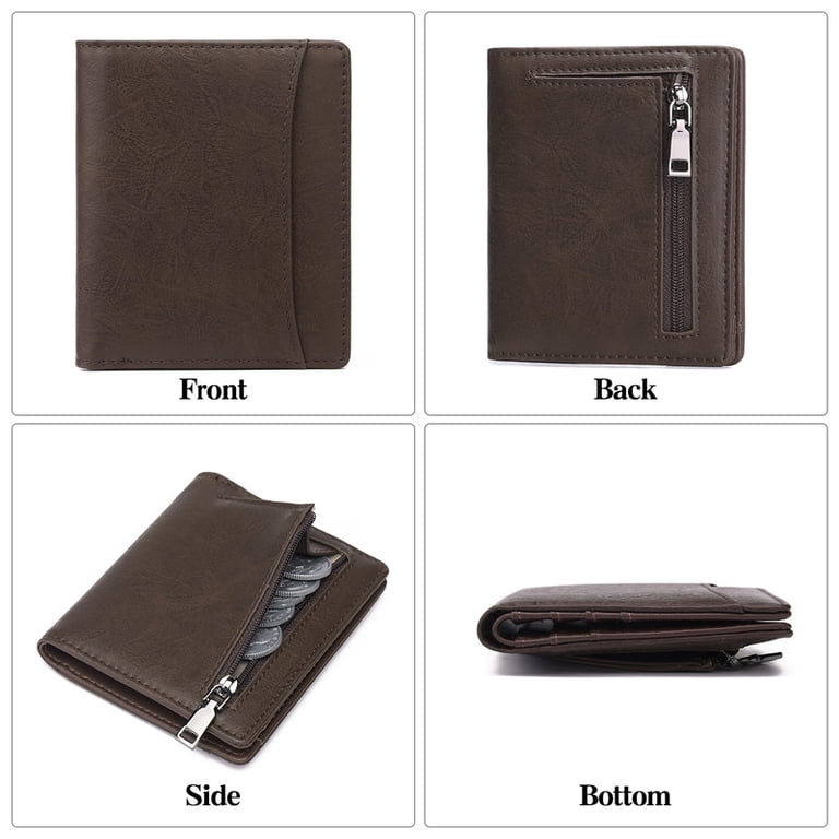 GAEKEAO Men's Slim Bifold Leather Wallet, RFID Blocking photo 7