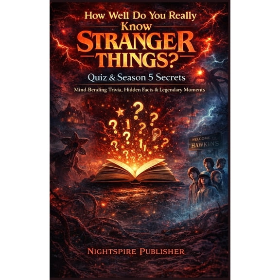 How Well Do You Really Know Stranger Things? Quiz & Season 5 Secrets: Mind-Bending Trivia, Hidden Facts & Legendary Mome, (Paperback)