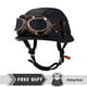 thumbnail image 5 of Casco de seguridad de media cara para montar a caballo, unisex, para hombre y mujer, cómodo, con certificación DOT, 5 of 5