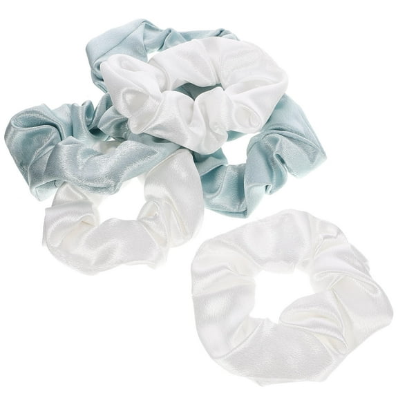 Minkissy 6 Pcs Light Green Stretchy Hair Scrunchies Hair Ties for Women and Girls