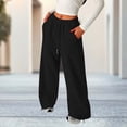 thumbnail image 7 of Hvarlaun Kids Sweatpants Baggy Wide Leg Jogger Pants for Boys and Girls with Pockets, Elastic Waist Drawstring Adjustable Hem Casual Lounge Pants, Sizes 4-15 Years, 7 of 7