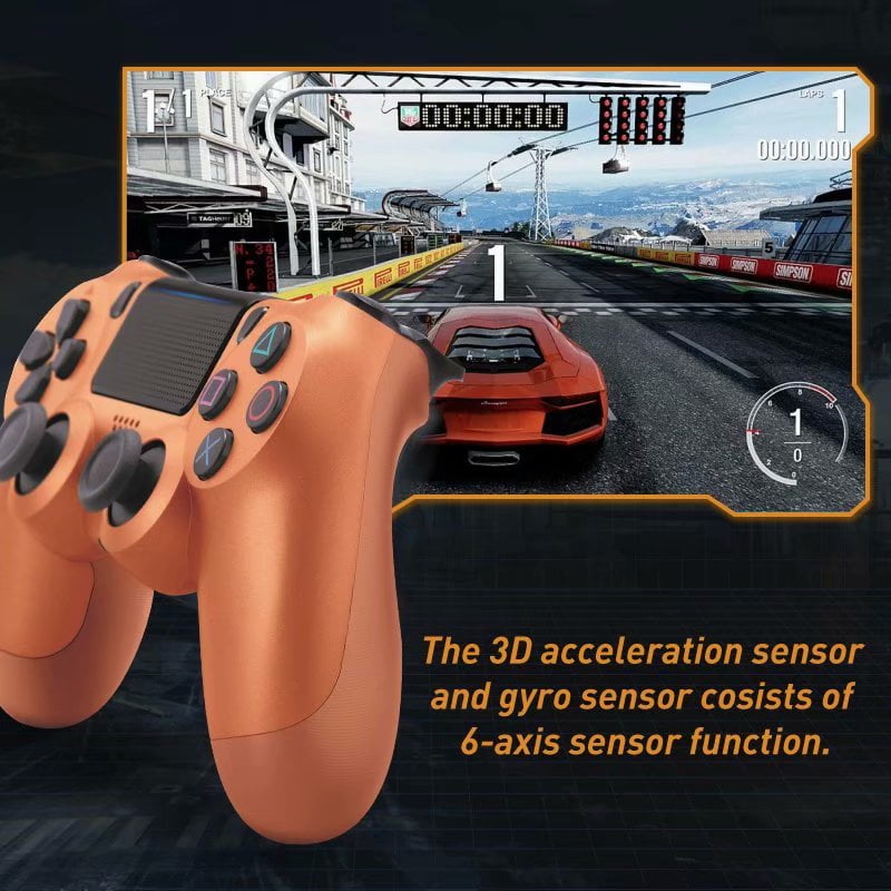 Wireless Vibrate Game Controller Handle Dual Double Shock for