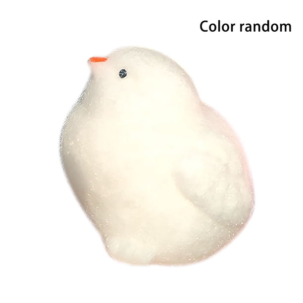 Peluche De Pollo Peluche Peluche Blando Adhesivo De Pollo En 5 Colores Aleatorios Peluche Blando Y Suave Para Aliviar El Estrés