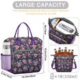 thumbnail image 5 of Pioneer Flower Floral Print Pattern Womens Lunch Box for Work,Insulated Large Lunch Bag for Tween and Teen,Loncheras Para Mujer,Leakproof Adult Lunch Bag for Work,Beach,Travel,Picnic,Camping, 5 of 7