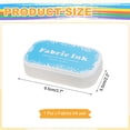 thumbnail image 2 of Uxcell Stamp Ink Pad, 2.2x3.7 Inch Sky Blue Washable Craft Finger Stamps Pad for Paper Wood Fabric Inkpad DIY Card Making, 2 of 7