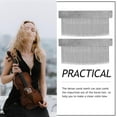 thumbnail image 5 of PTOOTP Comb for Violin Bow 2Pcs Iron Silver Rectangular Tool 5.50X2.80X0.20CM, 5 of 5