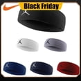 thumbnail image 2 of Jordan Algodón Elástico Deportes Diadema Yoga Running Turband Banda Ancha Para El Cabello, 2 of 4