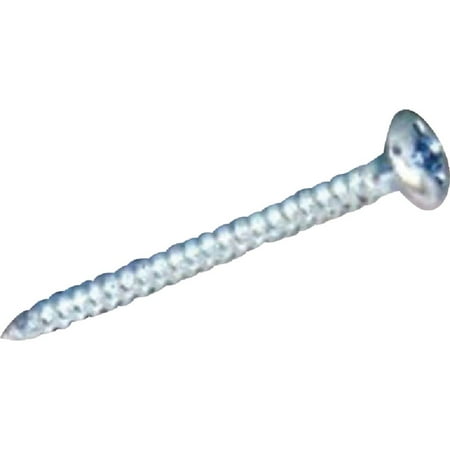 

United States Hardware 1-9/16 In. Oval Rosette Button Specialty Screw (100 Ct.)