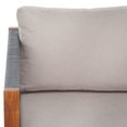 thumbnail image 4 of SAFAVIEH Wilson Outdoor Patio 4 Piece Conversation Set, Grey/Light Grey, 4 of 14