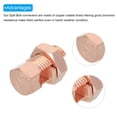 thumbnail image 4 of Uxcell 3PCS Split Bolt Connector Brass Copper Grounding Clamps TJ-25 with Matching Nut for Completing Ground Bonding, 4 of 4