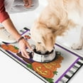 thumbnail image 2 of Happy Halloween Dog Food Mats for Floors Absorbent No-Slip 17x30 Inch Dog Bowl Mat Evil Pumpkin Ghost Pet Feeding Mat EcoFriendly Durable Pet Placemat, 2 of 7