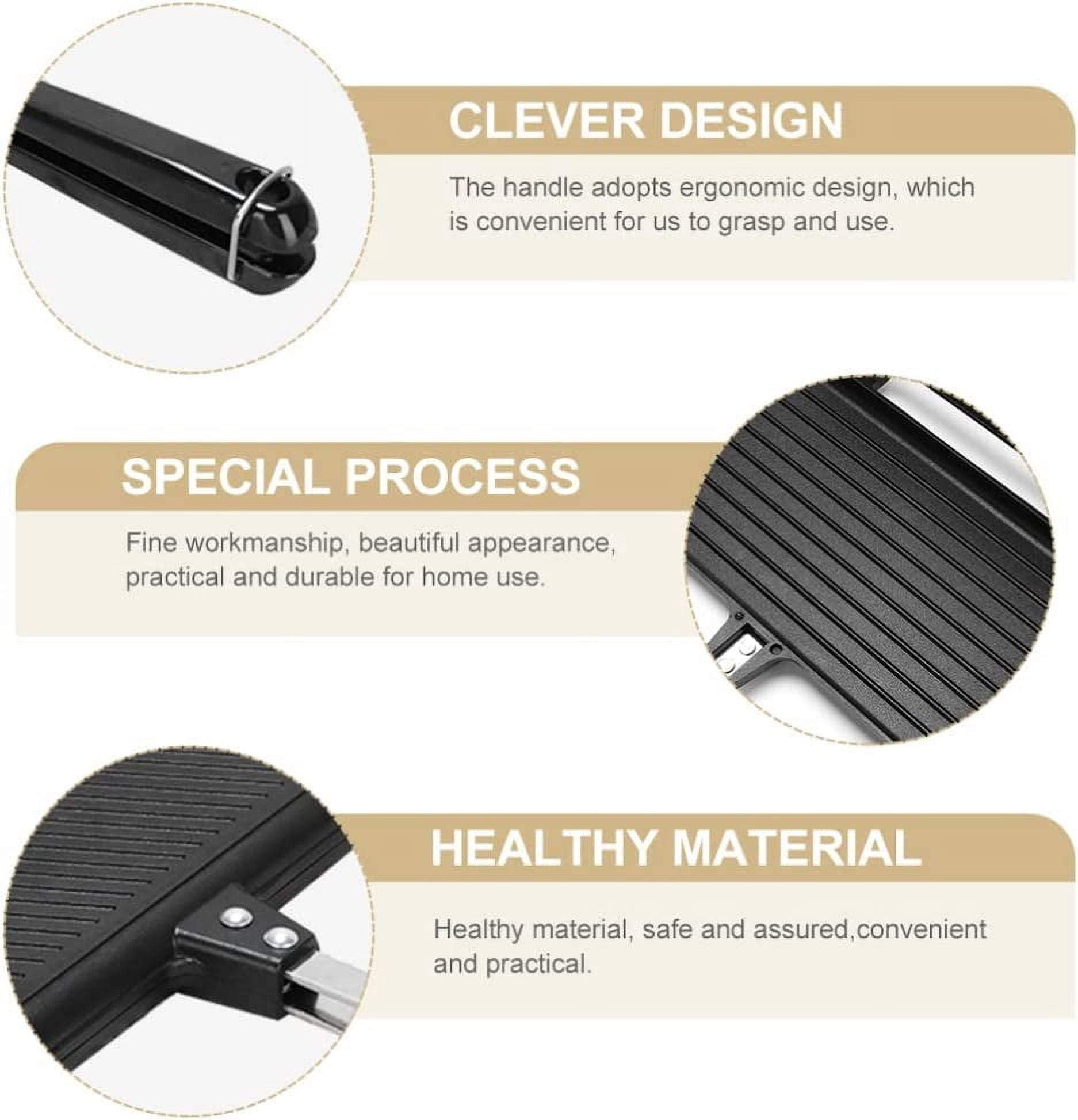 CATPAN Aluminum Non-Stick Sandwich Baking Pan - Double Sided Frying Pan & Snack Griddle for Breakfast Kitchen